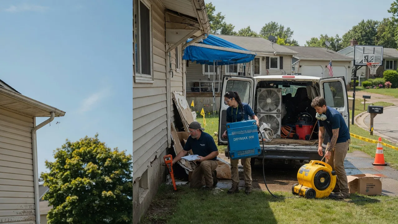 Ceiling Leak Cleanup in Garfield, NJ near me
